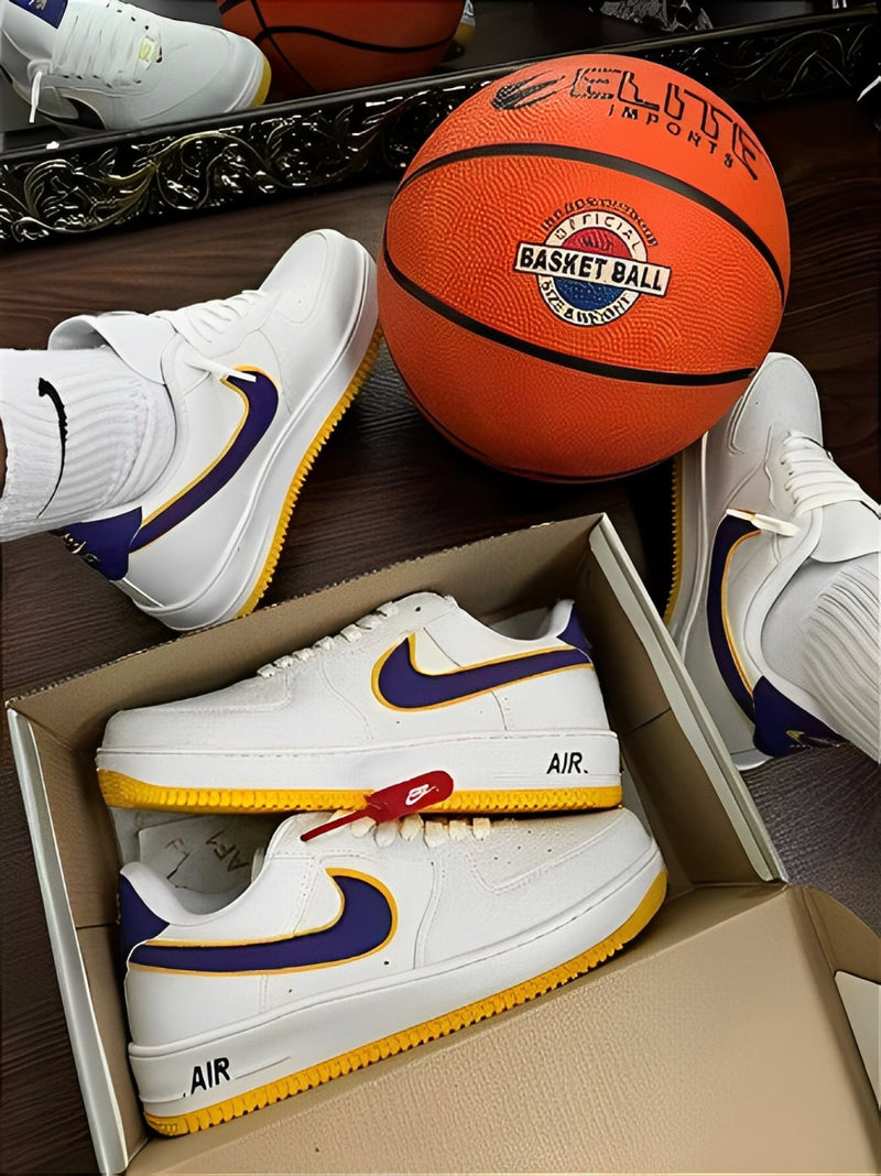 Tênis 🔥Air Force LAKERS🔥: Elevando o Seu Jogo de Estilo para o Próximo Nível