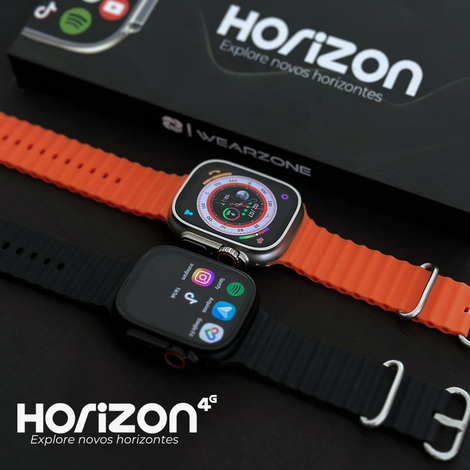 WearZone Horizon | Celular de Pulso 4G | 2Gb de Ram e 16Gb de Armazenamento