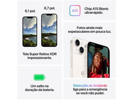 Apple iPhone 14 128GB Estelar 6,1” 12MP iOS 5G